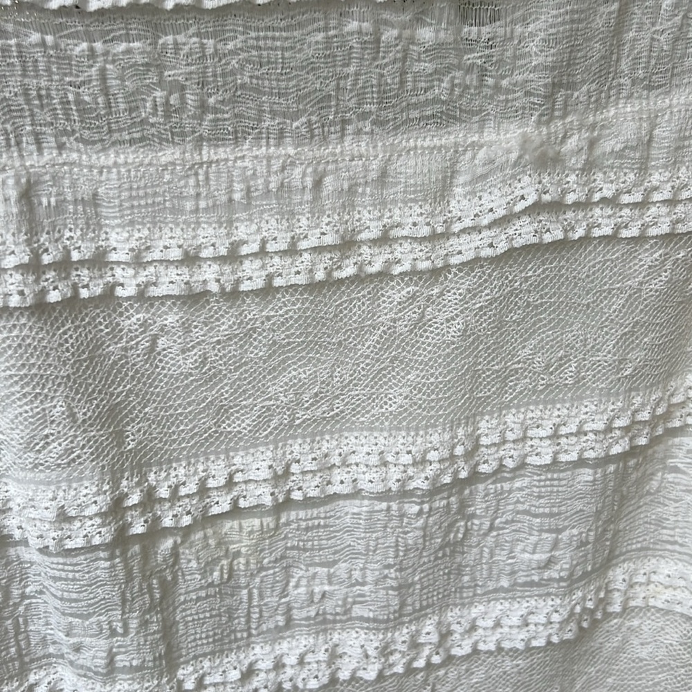 Sangria White Lace Sleeveless dress fully lined size 12 - Picture 8 of 14